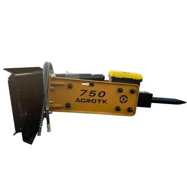 Skid Steer 750 Hydraulic Concrete Breaker For Sale | AGT-SSHH-750A - Image 2