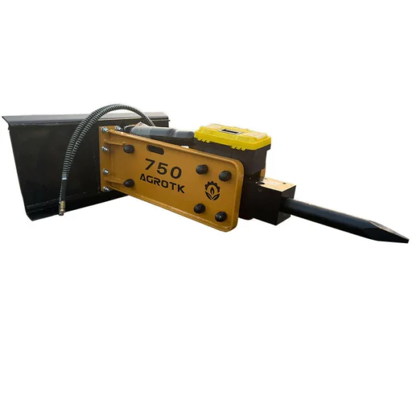 Skid Steer 750 Hydraulic Concrete Breaker For Sale | AGT-SSHH-750A - Image 4