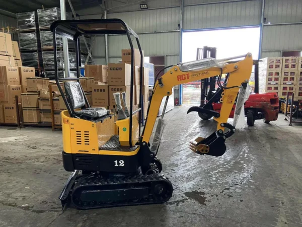 1 Ton, 13.5 HP Gasoline Engine (B&S) Mini Excavator | AGT-H12 - Image 5