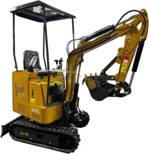 1 ton, 13.5HP RATO Mini Excavator w/ pilot control system | H15R