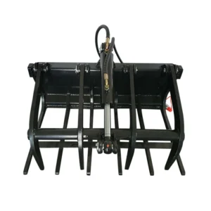 39" Hydrualic Grapple Mini Skid Steer Wood Grabber | AGT-M-HGB