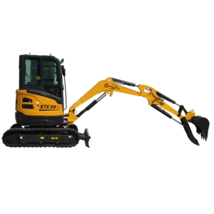2.8 Ton, Yanmar Diesel Engine Mini Excavator w/ Hydraulic Thumb | CFG-STE35SR