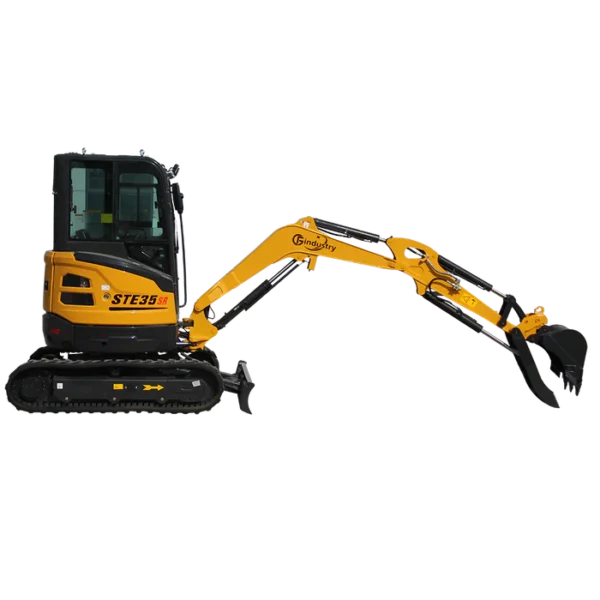 2.8 Ton, Yanmar Diesel Engine Mini Excavator w/ Hydraulic Thumb | CFG-STE35SR