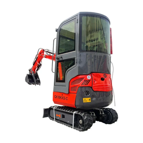 1-Ton, Kubota Engine Mini & Small Excavator w/Air Conditioning, Side Swing & Enclosed Cab | AGT-KH18K-CC - Image 4