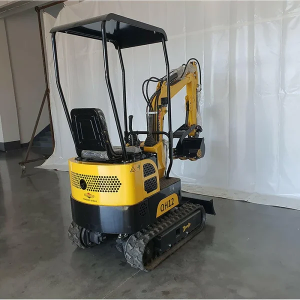 1 Ton, 13.5 HP Gasoline Engine (B&S) Mini Excavator | AGT-QH12 - Image 3