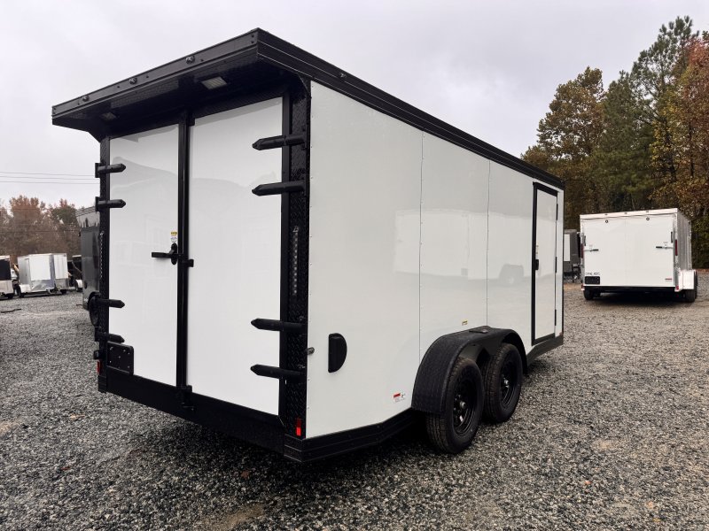 2026 Cynergy 7x16 Enclosed Pro Series Slant-V Blackout Barn Door 7K - Image 8