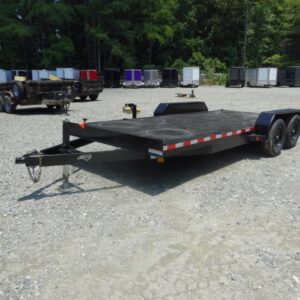 2025 Nolan 7x18 Car Hauler Trailer Metal Deck 7K GVWR