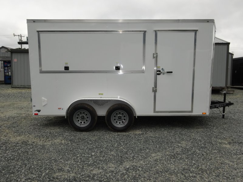 2026 Quality Cargo 7x14 Concession Trailer Del Series Barn Door 50 Amp Electrical - Image 10