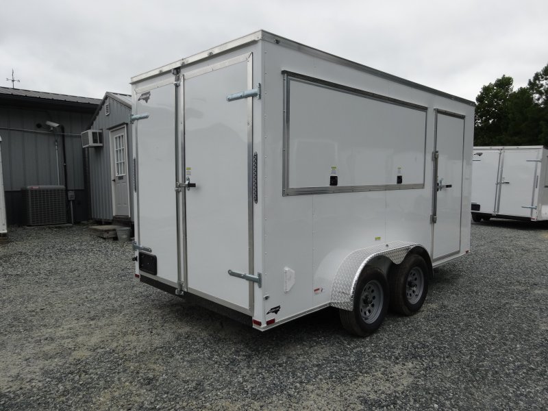 2026 Quality Cargo 7x14 Concession Trailer Del Series Barn Door 50 Amp Electrical - Image 9