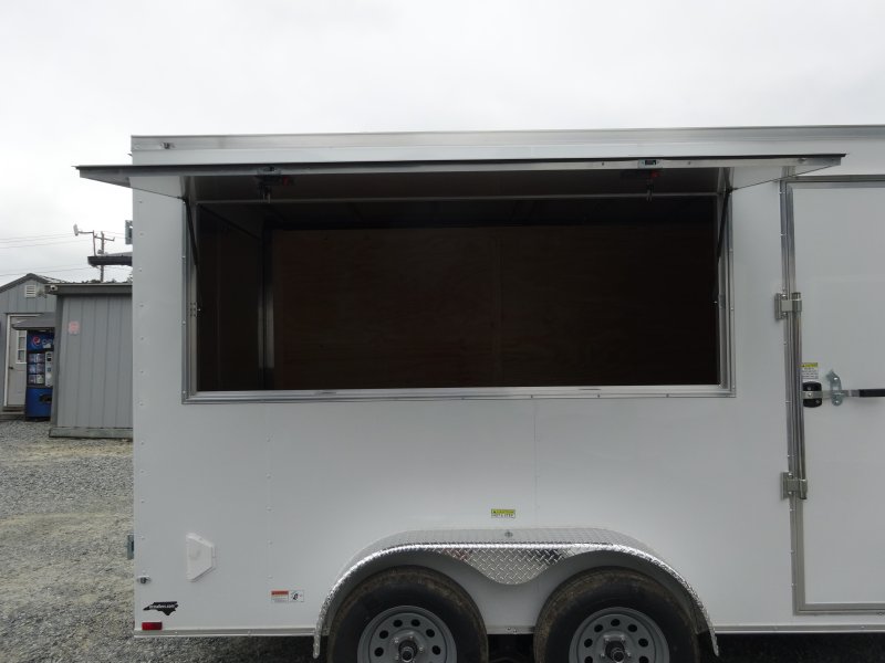 2026 Quality Cargo 7x14 Concession Trailer Del Series Barn Door 50 Amp Electrical - Image 11