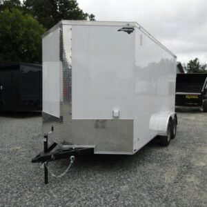 2026 Quality Cargo 7x14 Concession Trailer Del Series Barn Door 50 Amp Electrical