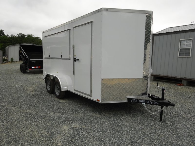 2026 Quality Cargo 7x14 Concession Trailer Del Series Barn Door 50 Amp Electrical - Image 13