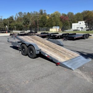 2025 BAMT 7x22 Equipment Trailer 60/40 Tilt 14K GVWR