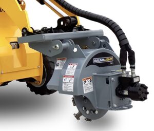 Baumalight S14 Stump Grinder Attachment Fits Mini Universal Skid Steer