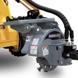 Baumalight S14 Stump Grinder Attachment Fits Mini Universal Skid Steer