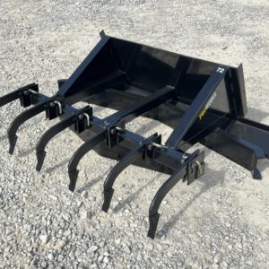 72″ Leveling Spreader Grading Bar Plane with Rippers Attachment Fits Skid Steer