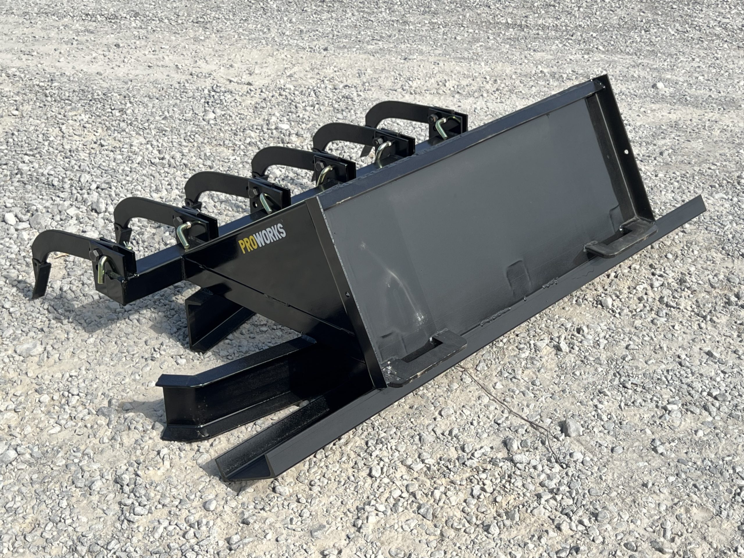 84″ Leveling Spreader Grading Bar Plane with Rippers Attachment Fits Skid Steer - Image 13