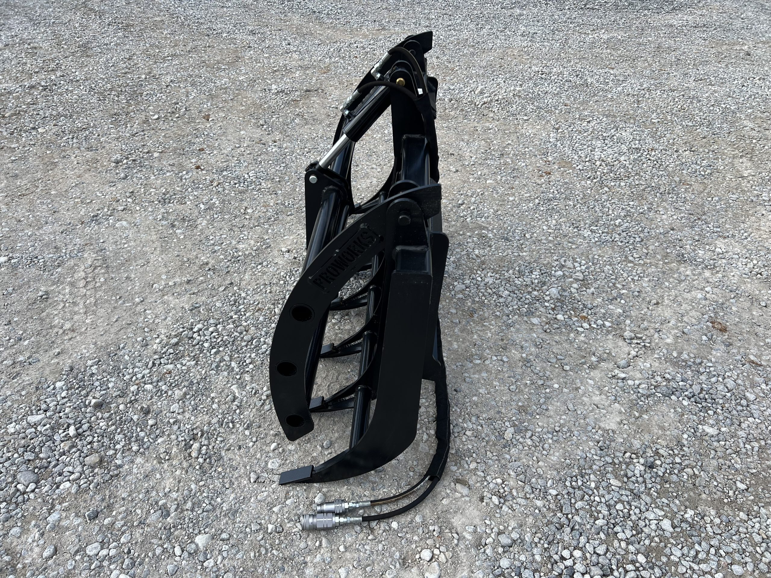 60″ Compact Tractor Root Rake Clam Grapple Attachment Fits Skid Steer Quick Attach - Image 8