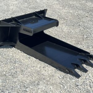 Concrete Claw Slab Bucket Attachment with Teeth Fits Skid Steer Quick Attach