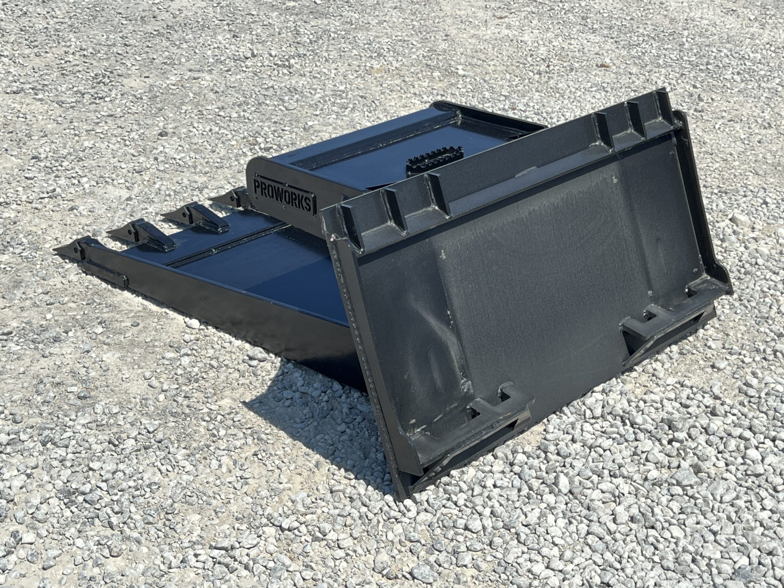 Concrete Claw Slab Bucket Attachment with Teeth Fits Skid Steer Quick Attach - Image 8
