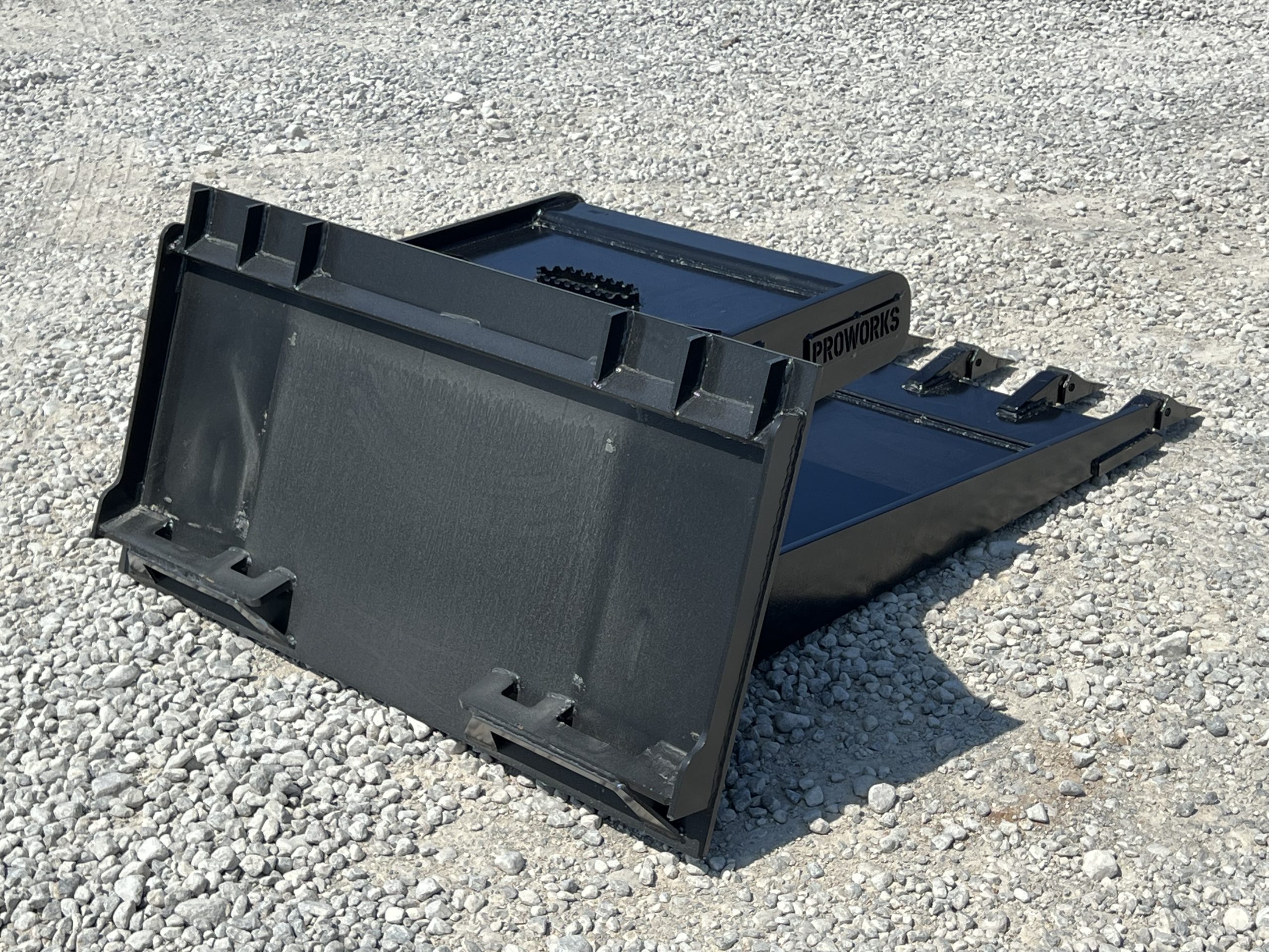 Concrete Claw Slab Bucket Attachment with Teeth Fits Skid Steer Quick Attach - Image 10
