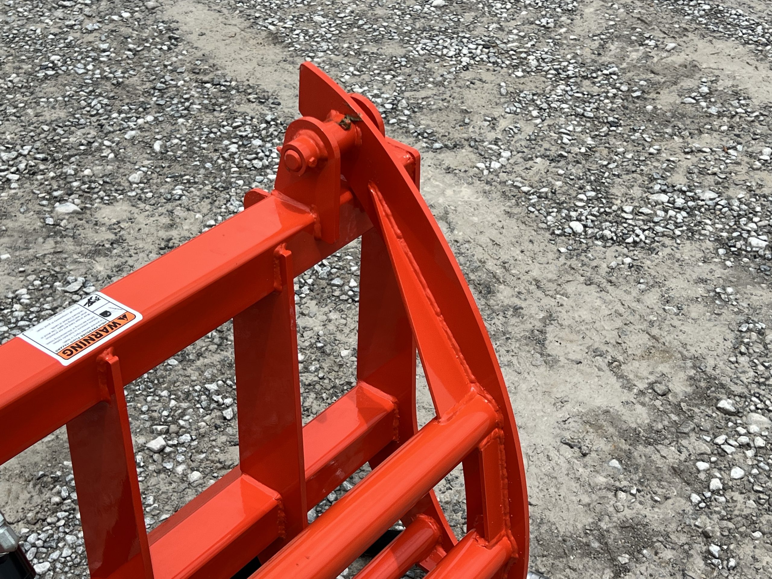 60″ Compact Tractor Root Rake Clam Grapple Attachment Fits Skid Steer Quick Attach - Image 11