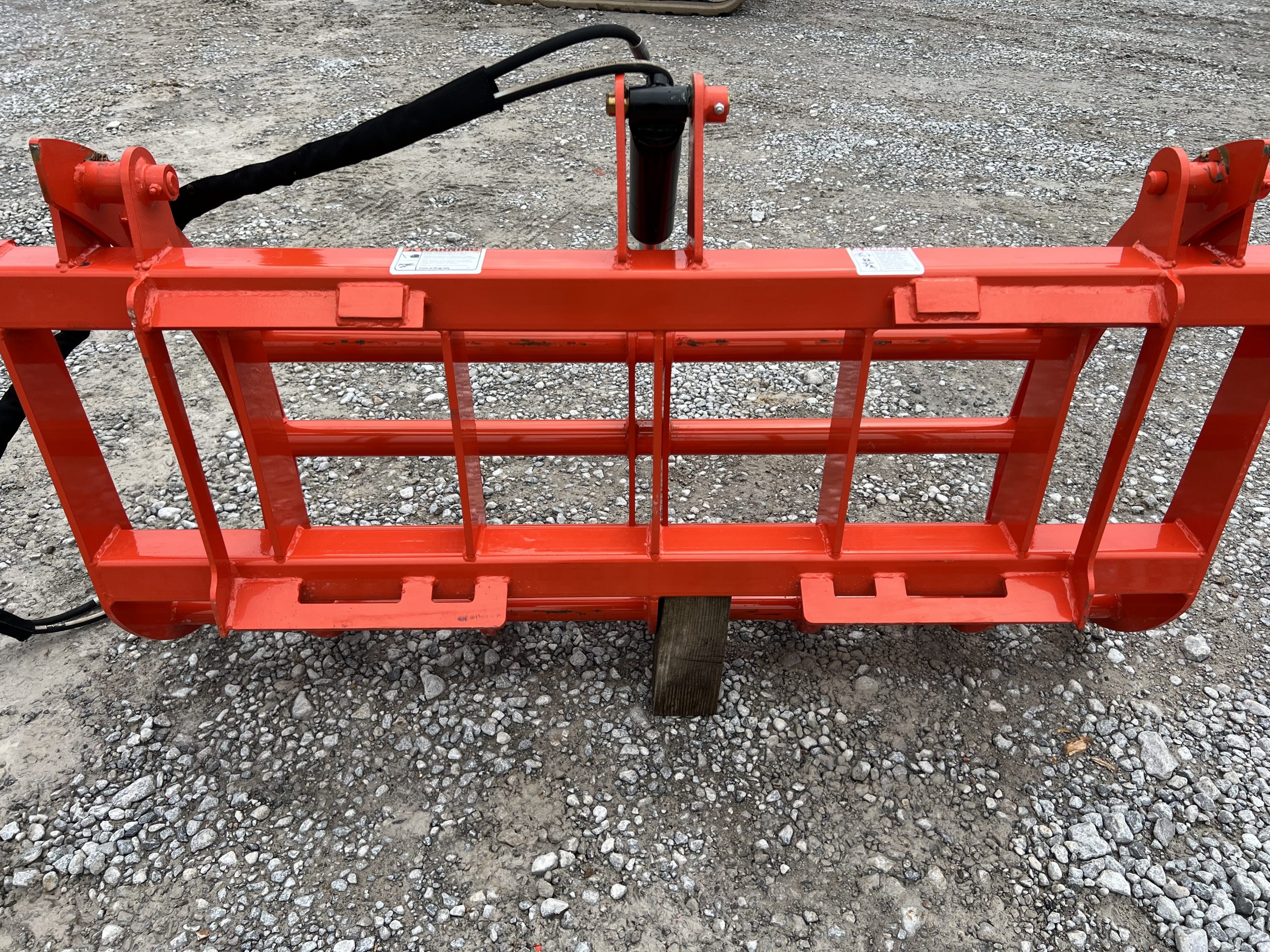 60″ Compact Tractor Root Rake Clam Grapple Attachment Fits Skid Steer Quick Attach - Image 12