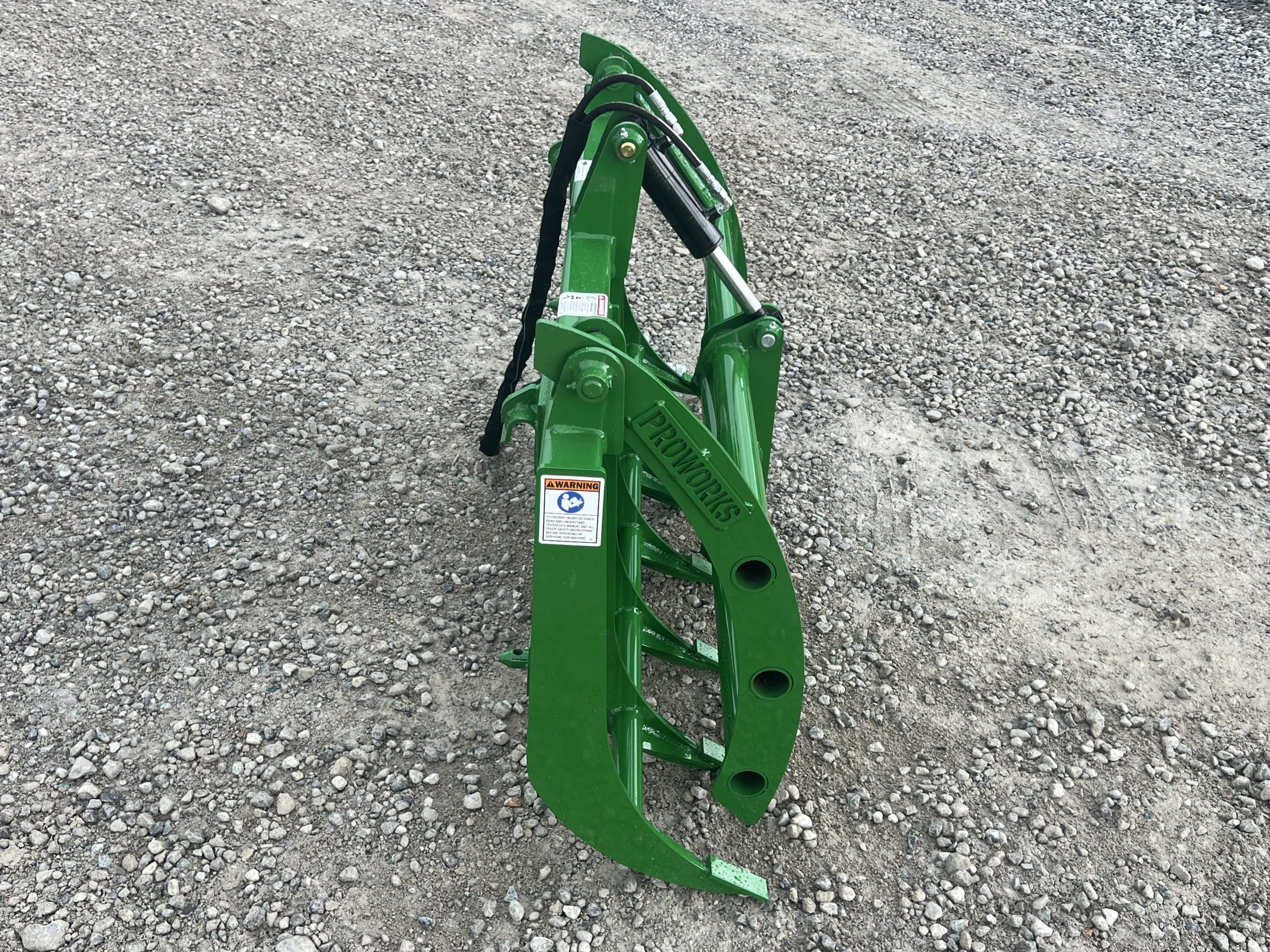 60″ Compact Tractor Root Rake Clam Grapple Fits John Deere Loader - Image 4