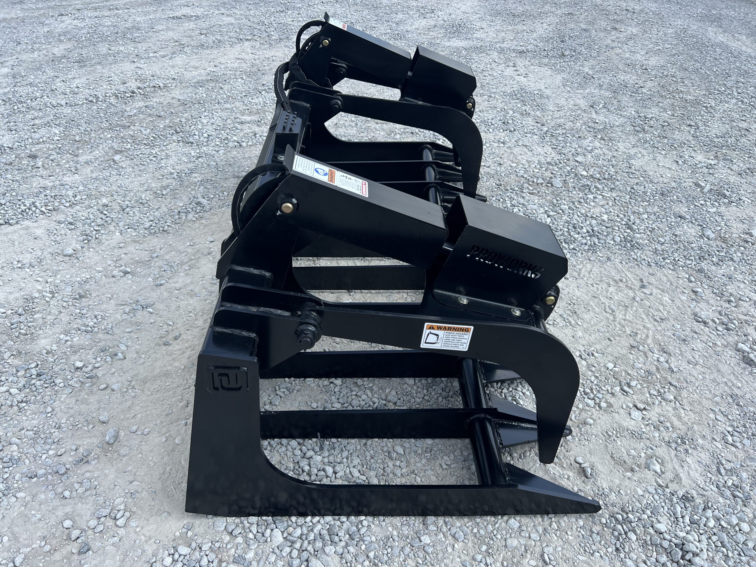 84″ Extreme Duty Root Rake Grapple Attachment Fits Skid Steer Quick Attach - Image 4