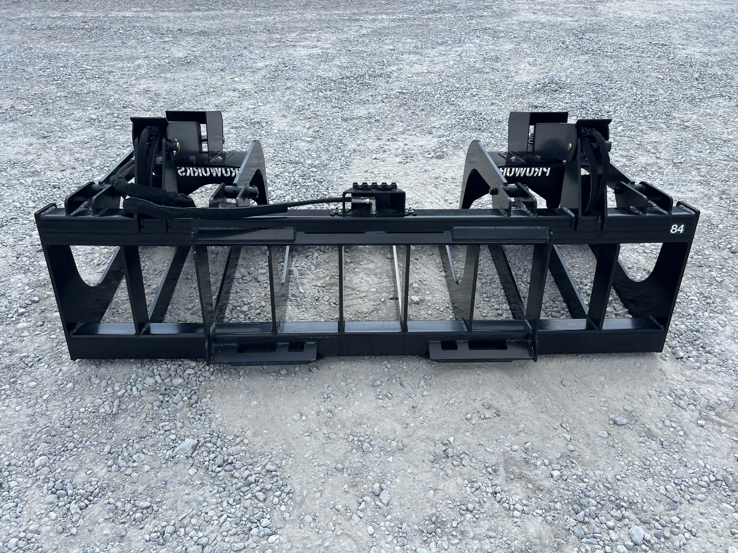 84″ Extreme Duty Root Rake Grapple Attachment Fits Skid Steer Quick Attach - Image 6