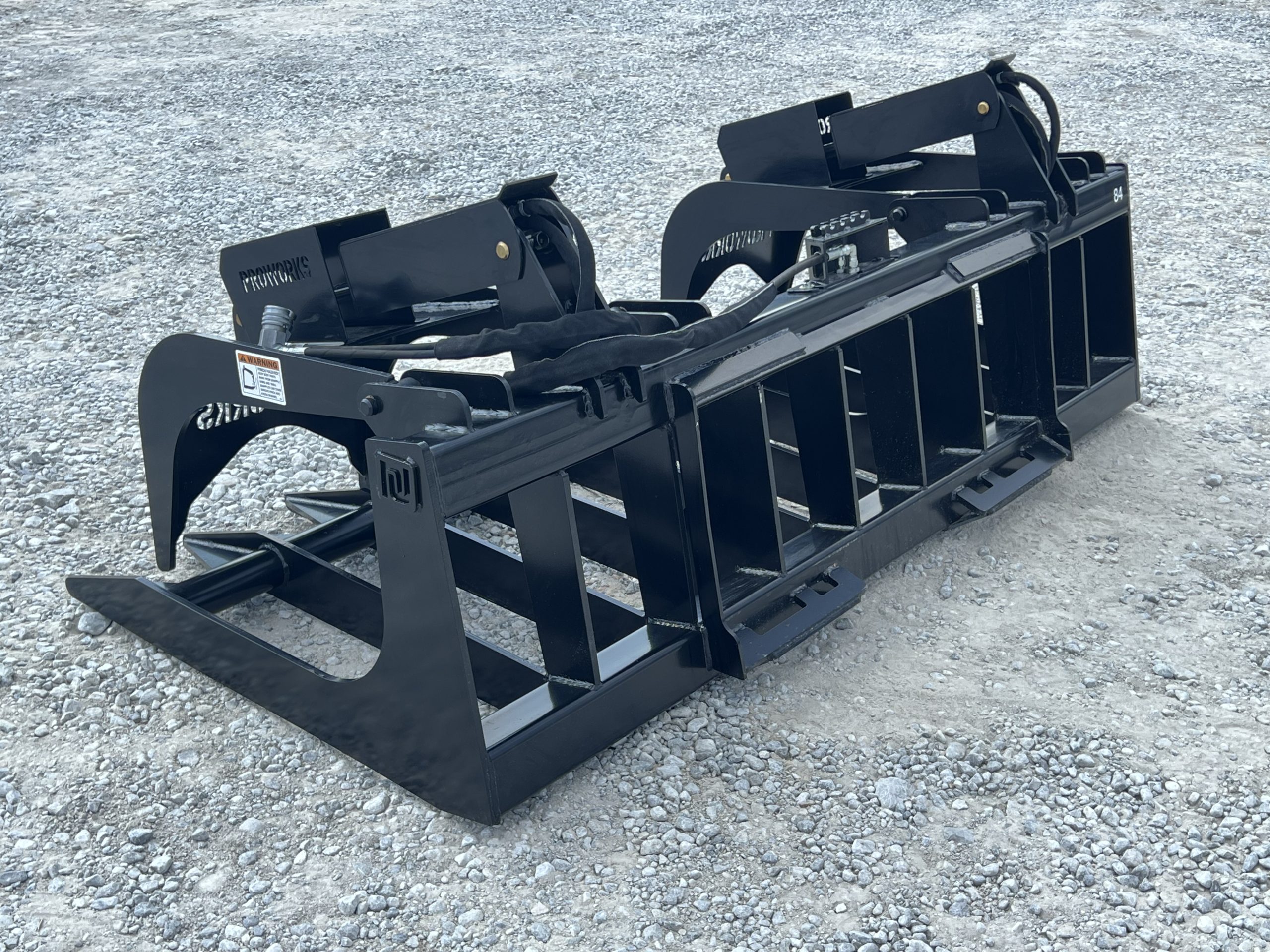 84″ Extreme Duty Root Rake Grapple Attachment Fits Skid Steer Quick Attach - Image 7