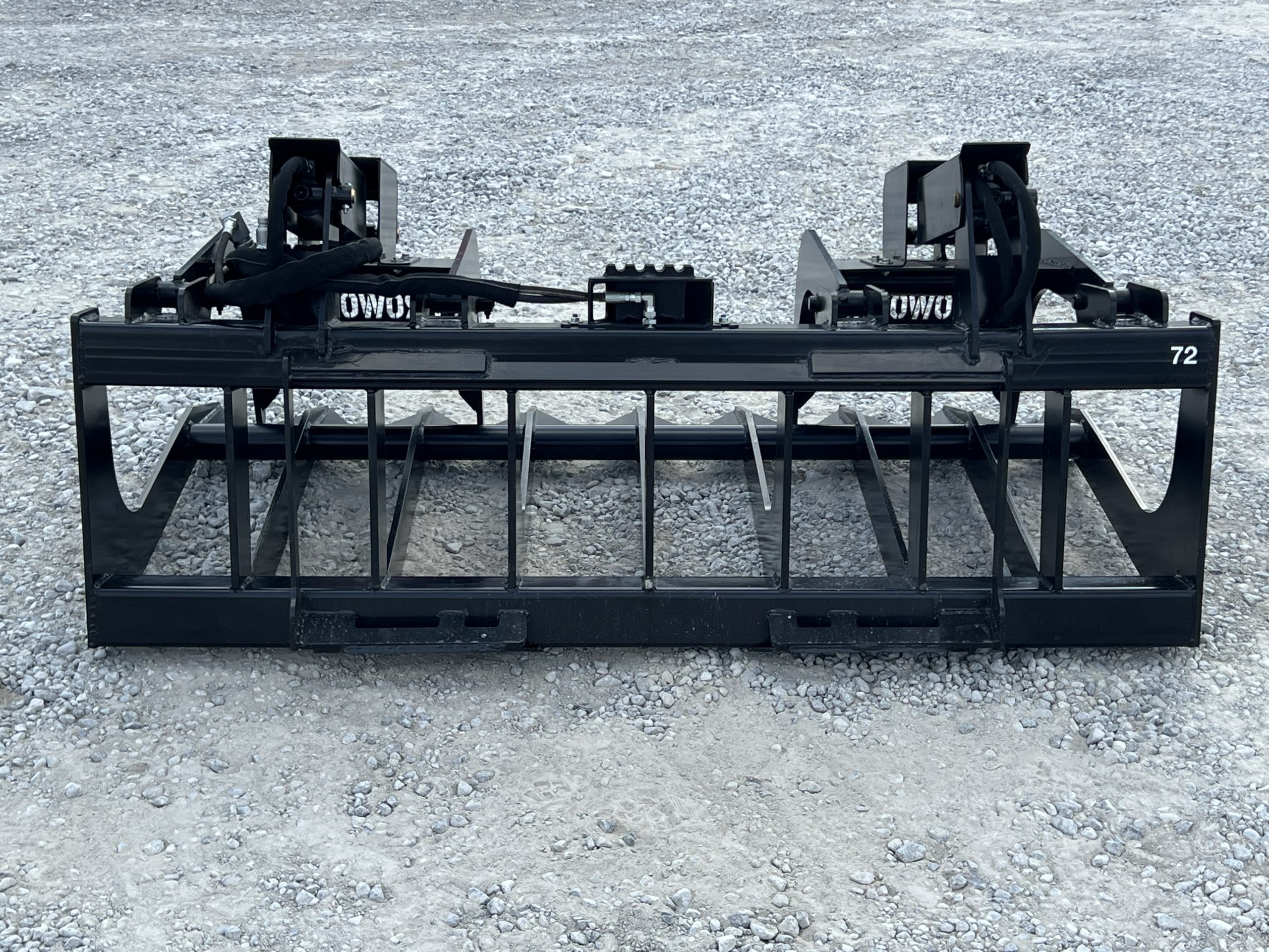 72″ Extreme Duty Root Rake Grapple Attachment Fits Skid Steer Quick Attach - Image 6