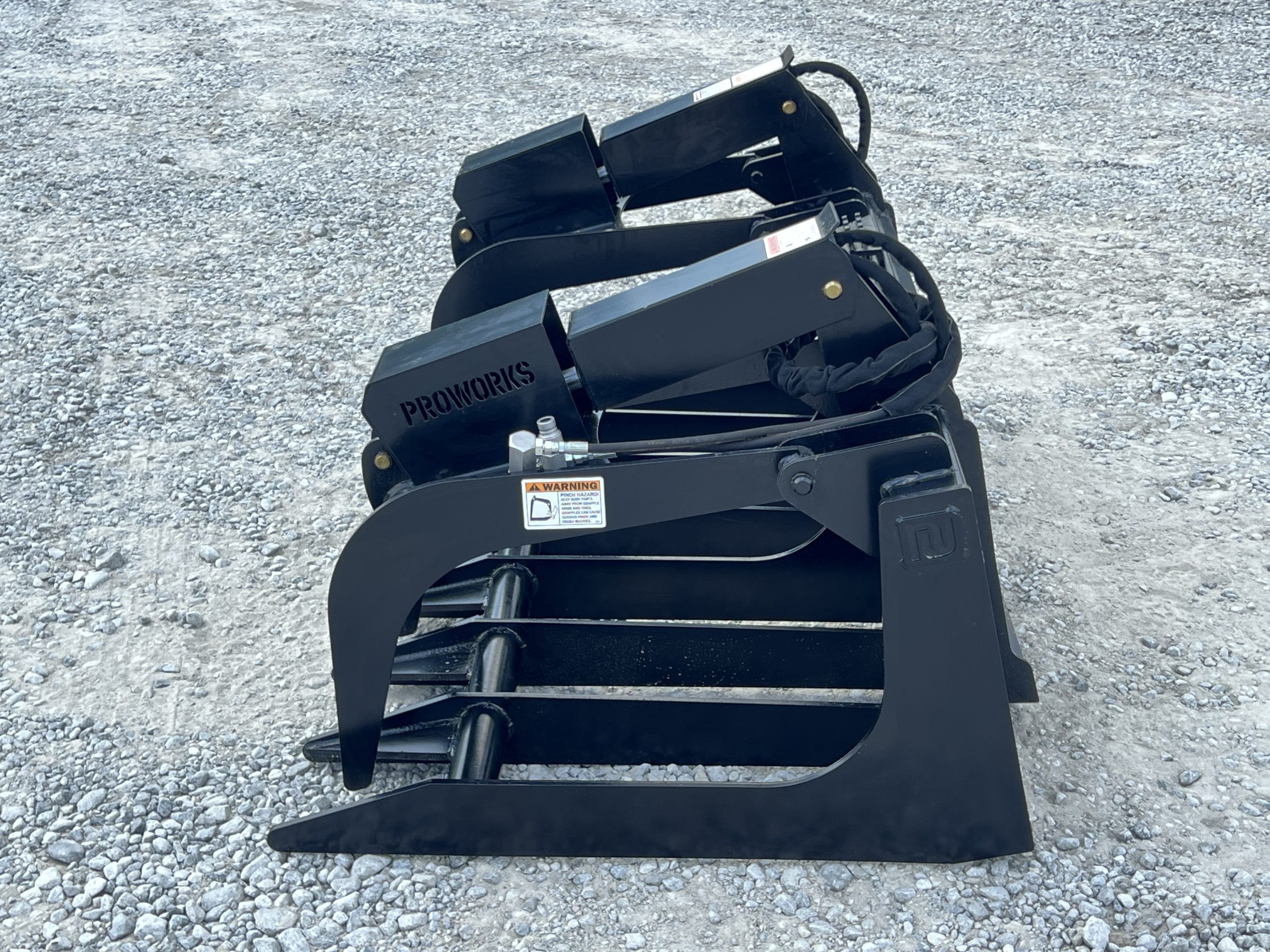 72″ Extreme Duty Root Rake Grapple Attachment Fits Skid Steer Quick Attach - Image 8