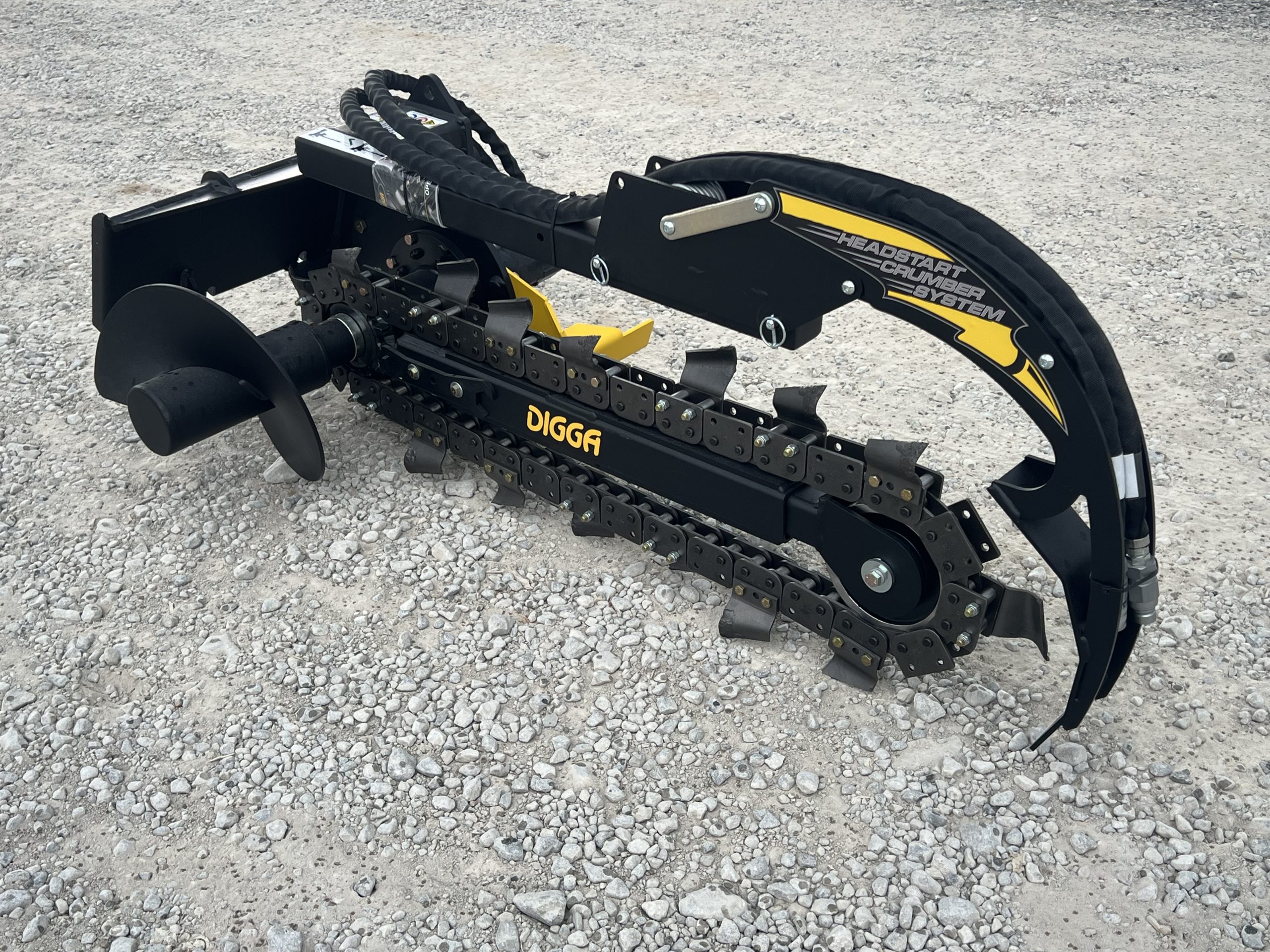 36″ x 6″ Digga Bigfoot Earth Trencher Attachment Fits Toro Dingo Mini Skid Steer - Image 3