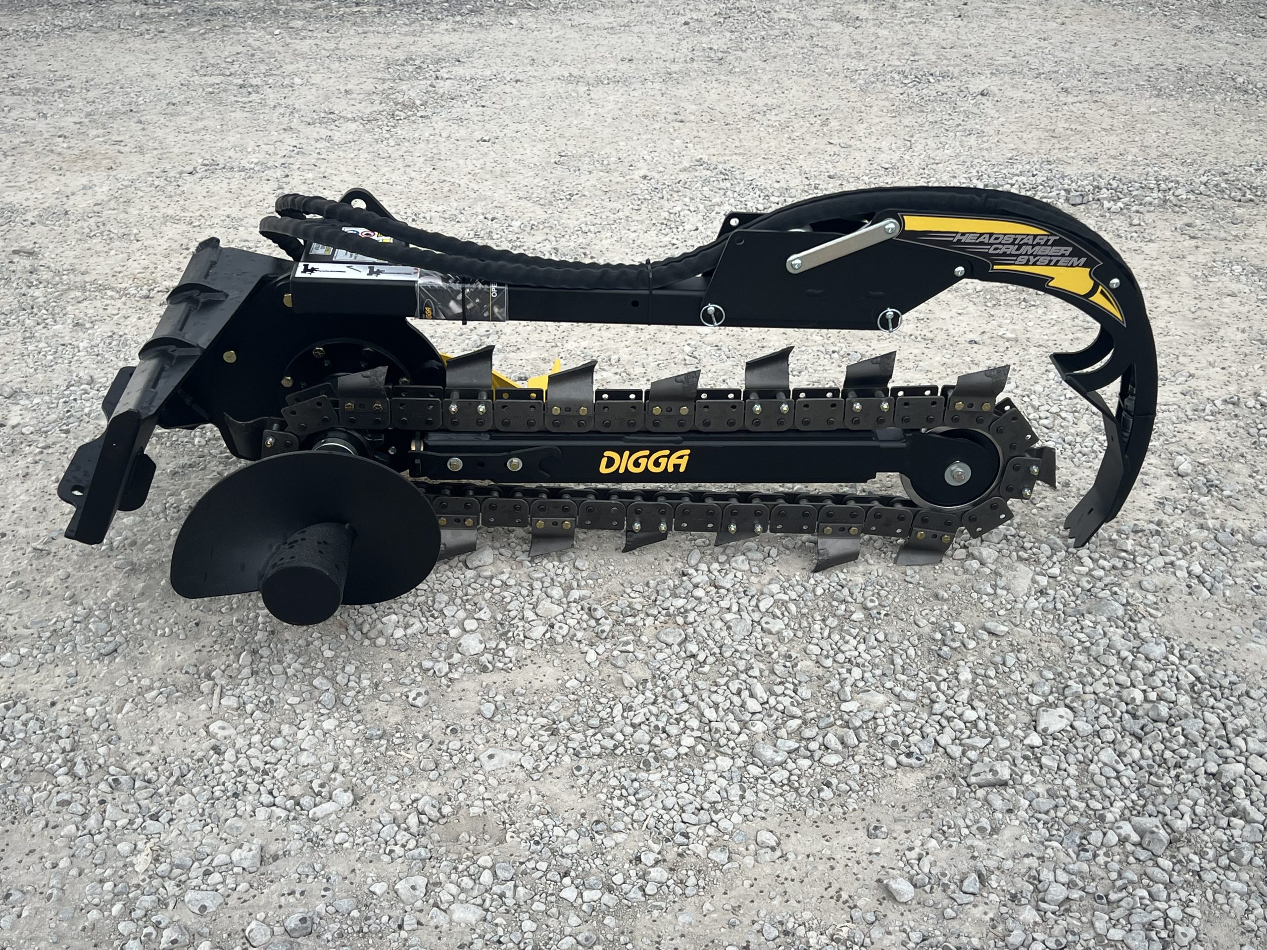 36″ x 6″ Digga Bigfoot Earth Trencher Attachment Fits Toro Dingo Mini Skid Steer - Image 4