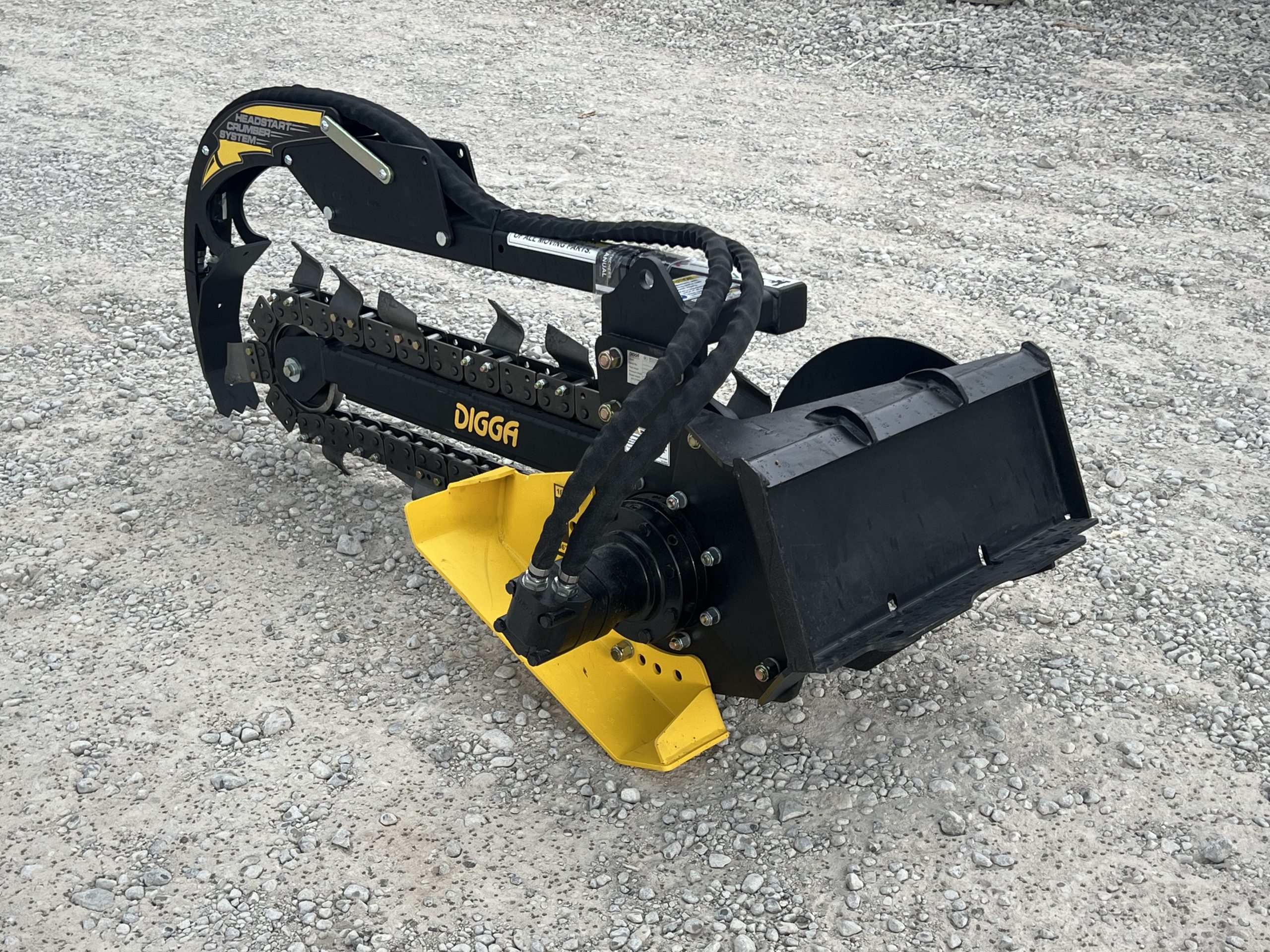 36″ x 6″ Digga Bigfoot Earth Trencher Attachment Fits Toro Dingo Mini Skid Steer - Image 7