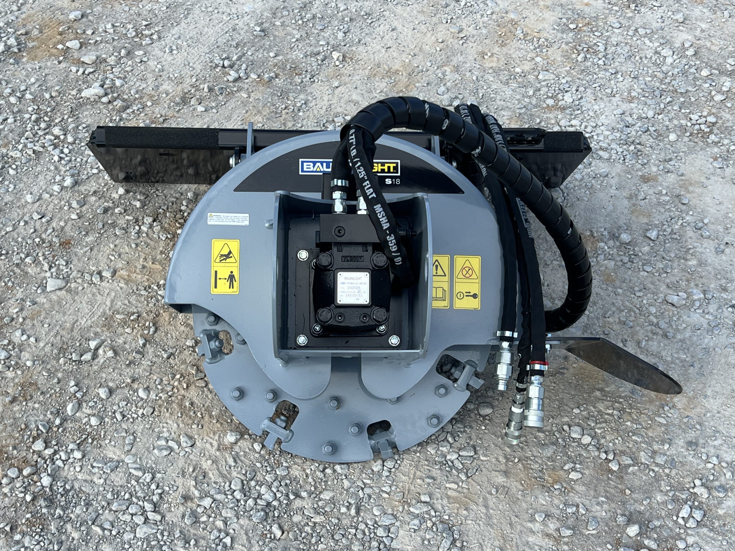 Baumalight S18 Stump Grinder Attachment Fits Skid Steer Quick Attach - Image 4