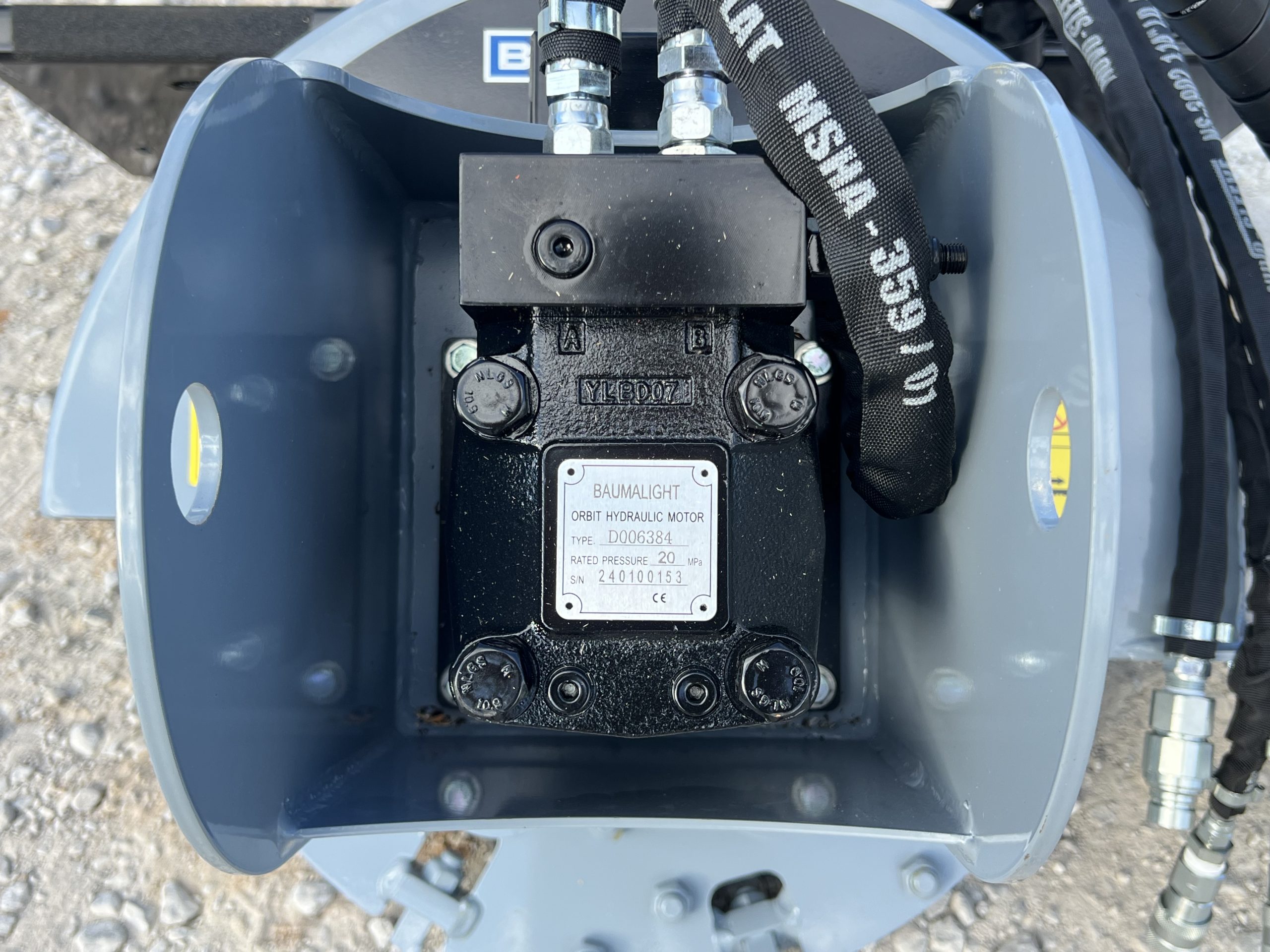 Baumalight S18 Stump Grinder Attachment Fits Skid Steer Quick Attach - Image 12