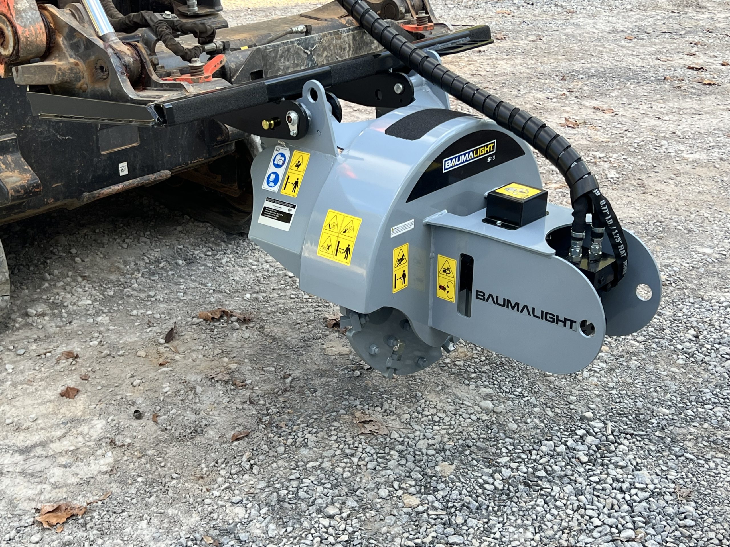 Baumalight S18 Stump Grinder Attachment Fits Skid Steer Quick Attach - Image 17
