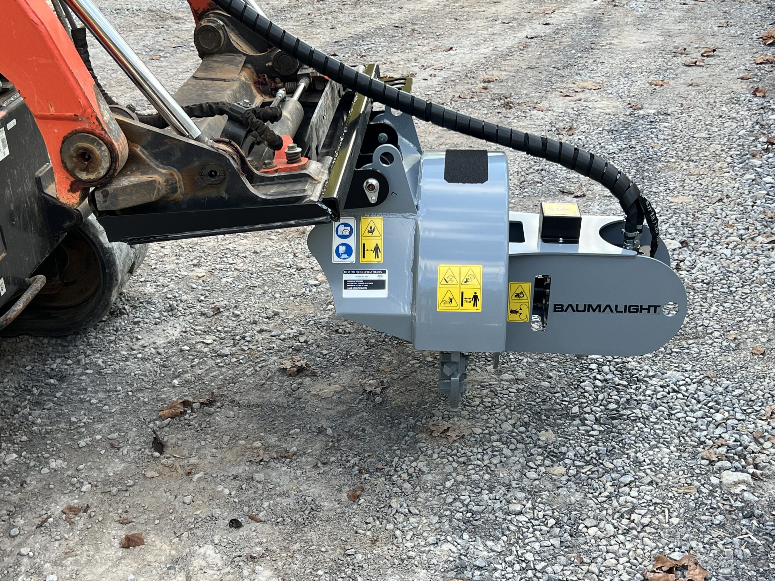 Baumalight S18 Stump Grinder Attachment Fits Skid Steer Quick Attach - Image 18