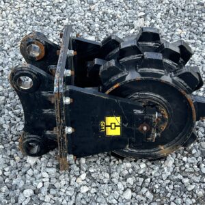 CAT 305 Pin On Compactor Wheel Trench Roller Attachment Fits Mini Excavator