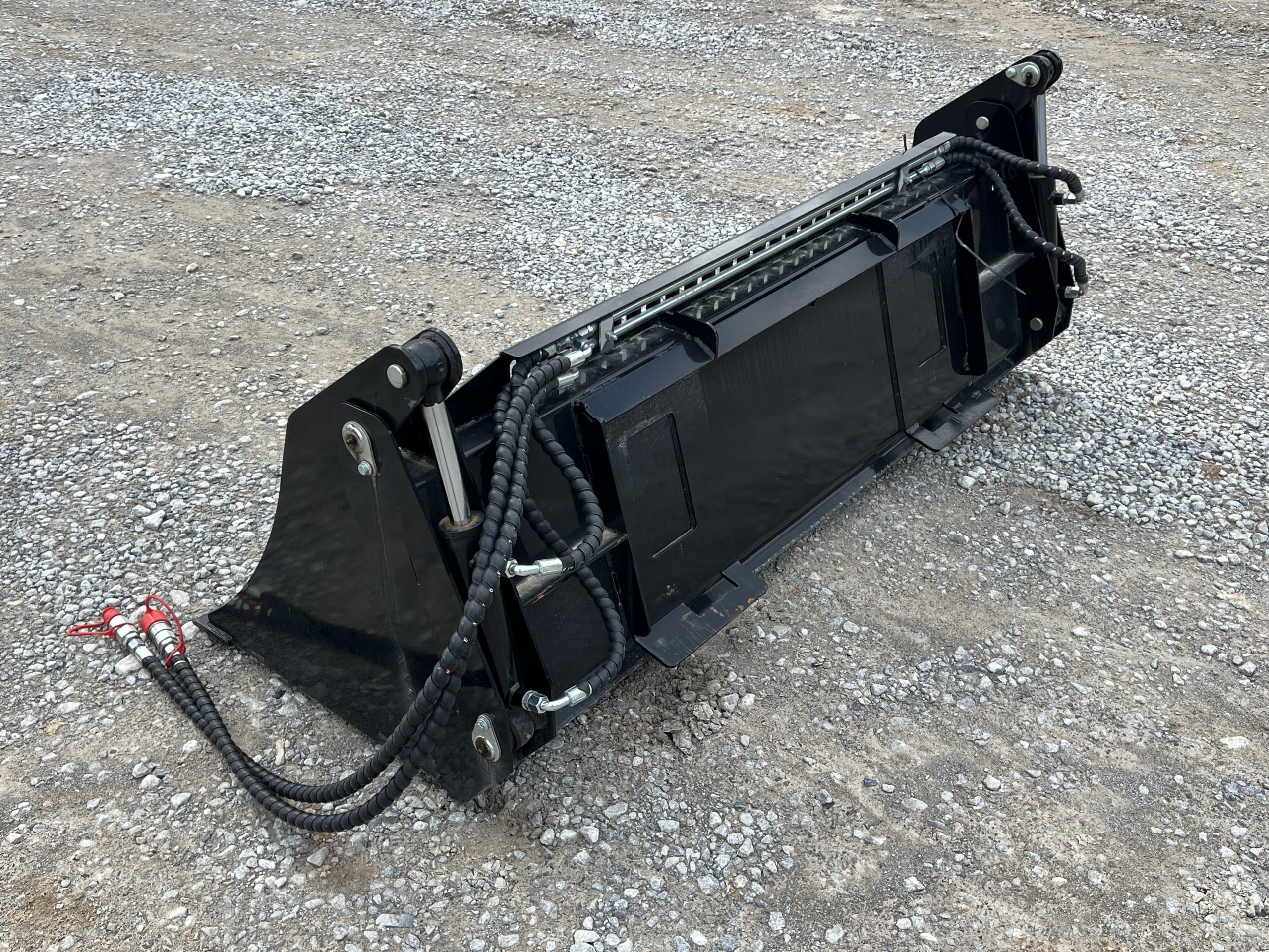 72″ 4-IN-1 Multi Purpose Combination Smooth Bucket Attachment Fits Skid Steer QA - Image 7