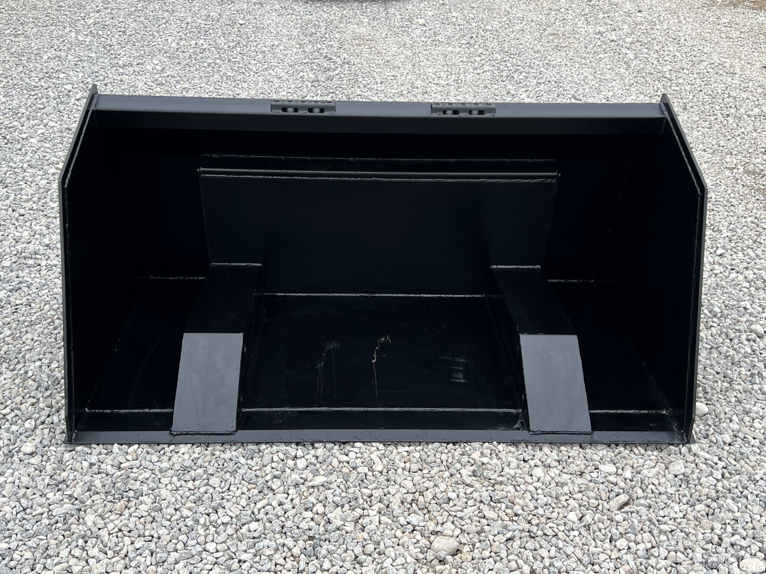 72″ High Front Dump Bucket Attachment Fits Skid Steer Quick Attach - Image 2