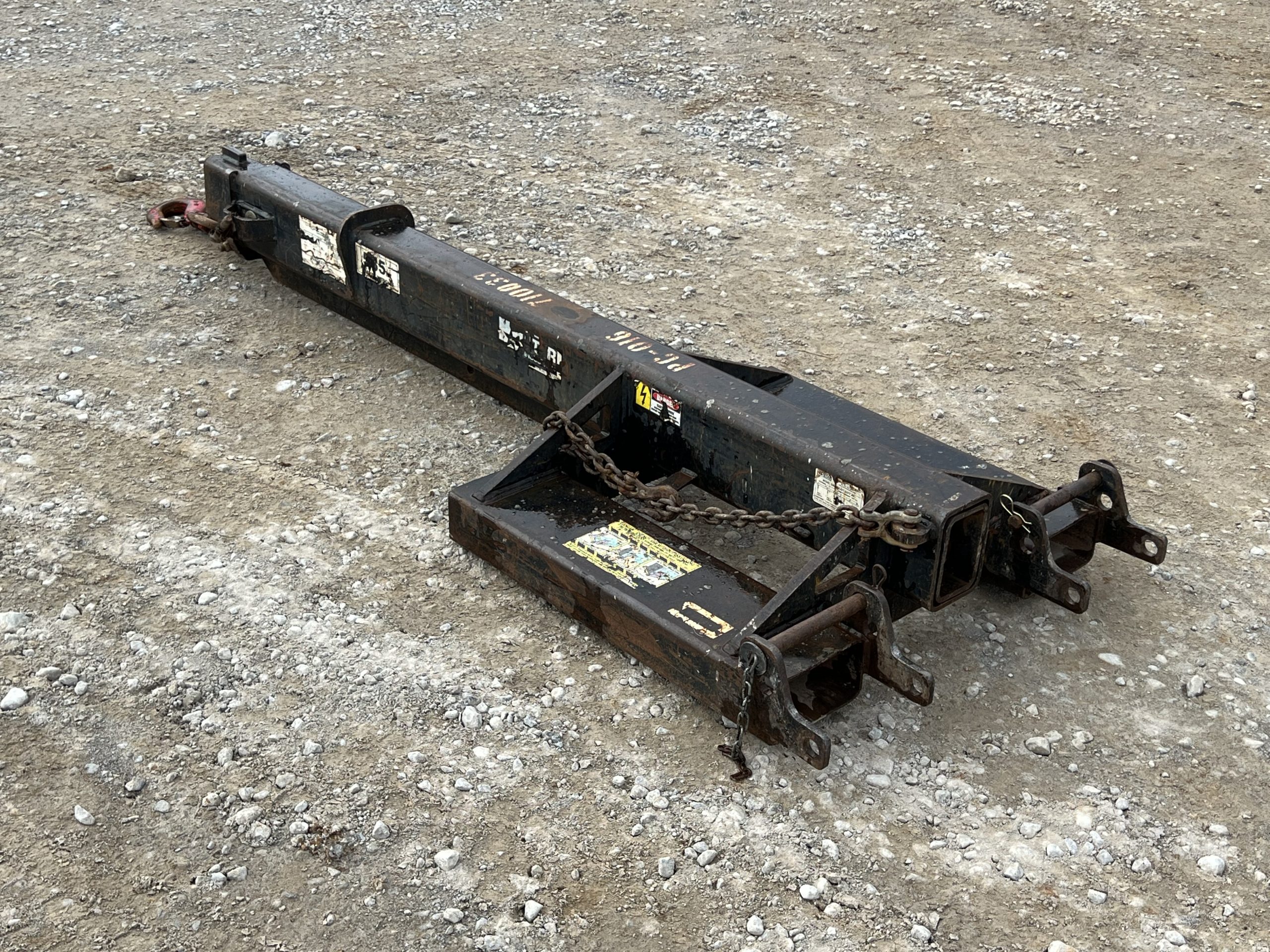 2015 Star Industries 1360B Telescoping Forklift Jib Attachment Fits Pallet Forks - Image 5