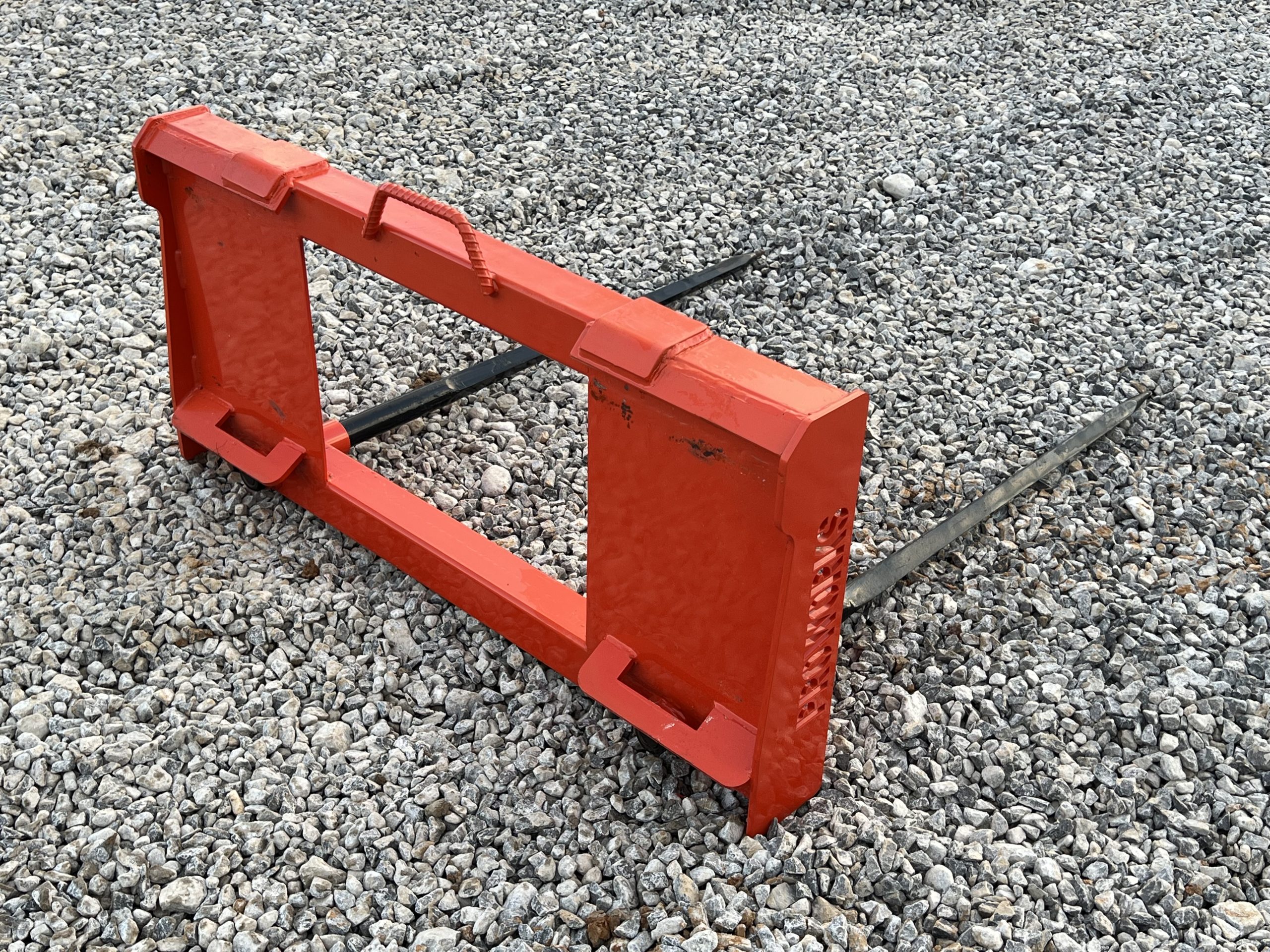 PROWORKS Dual Hay Spear Attachment Fits Skid Steer Quick Attach - Image 5