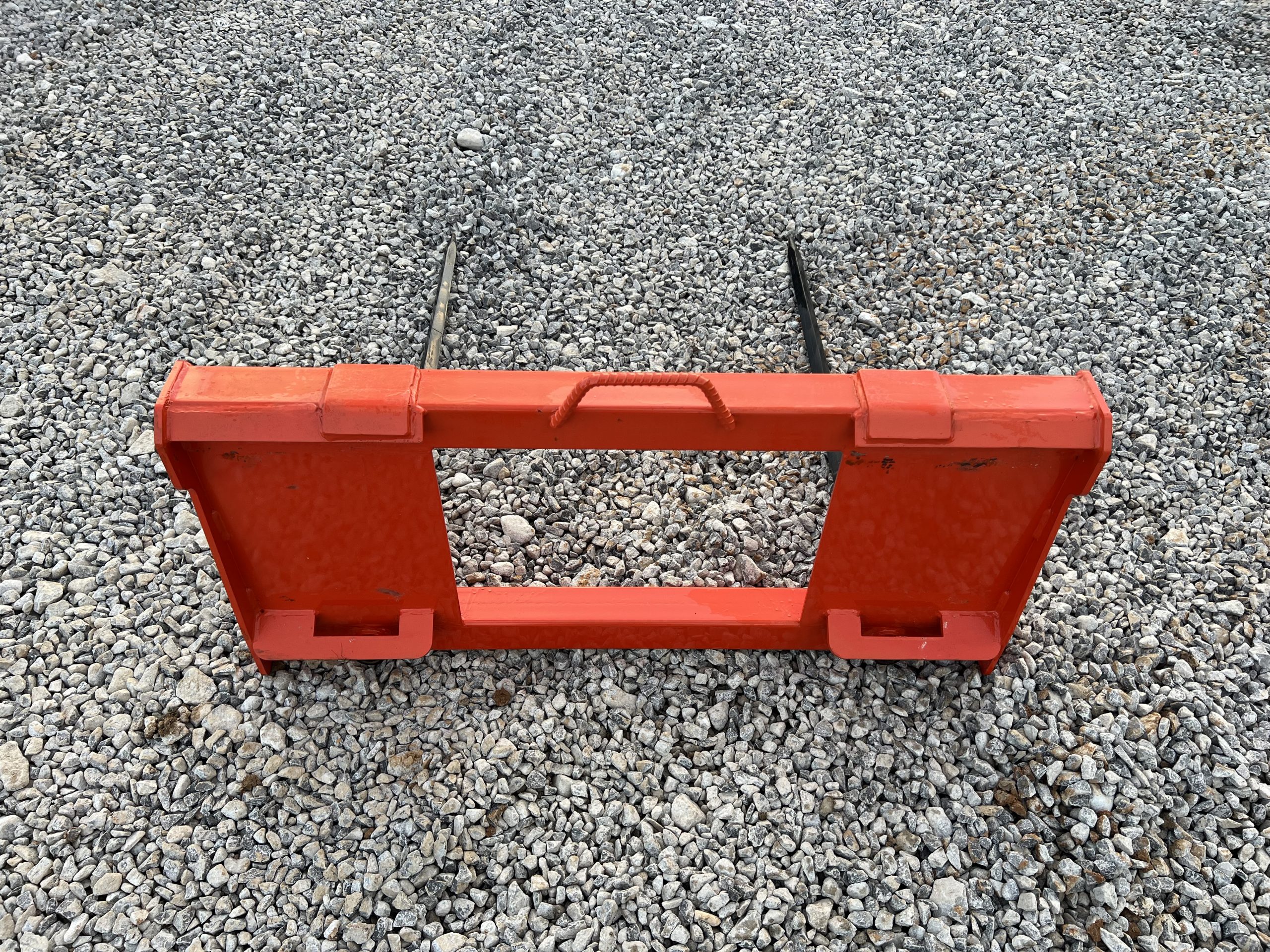 PROWORKS Dual Hay Spear Attachment Fits Skid Steer Quick Attach - Image 6