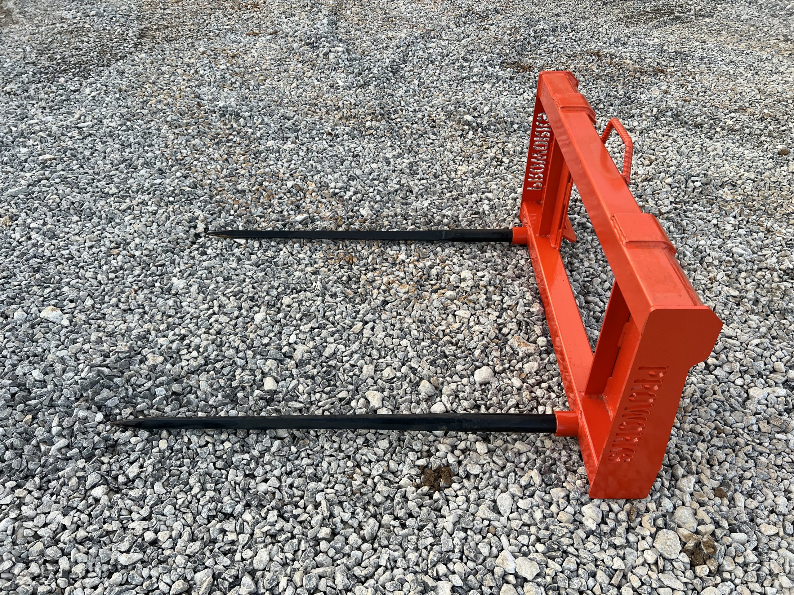 PROWORKS Dual Hay Spear Attachment Fits Skid Steer Quick Attach - Image 8