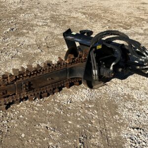 2021 CAT T112 48″ x 6″ Trencher Attachment Combo Chain Fits Skid Steer