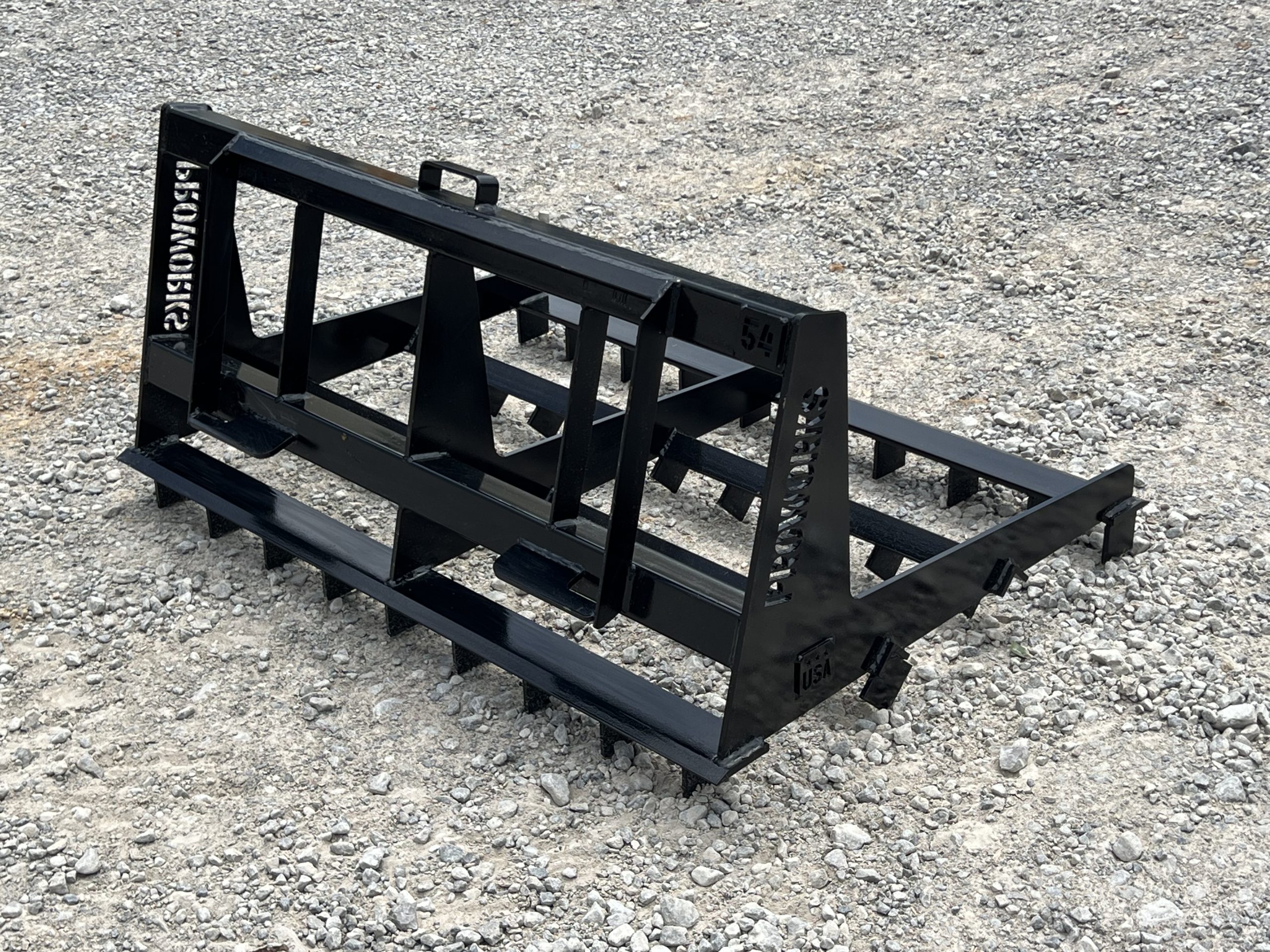 54″ Land Plane Grading Leveler with Scarifier Teeth Fits Bobcat MT Skid Steer - Image 5