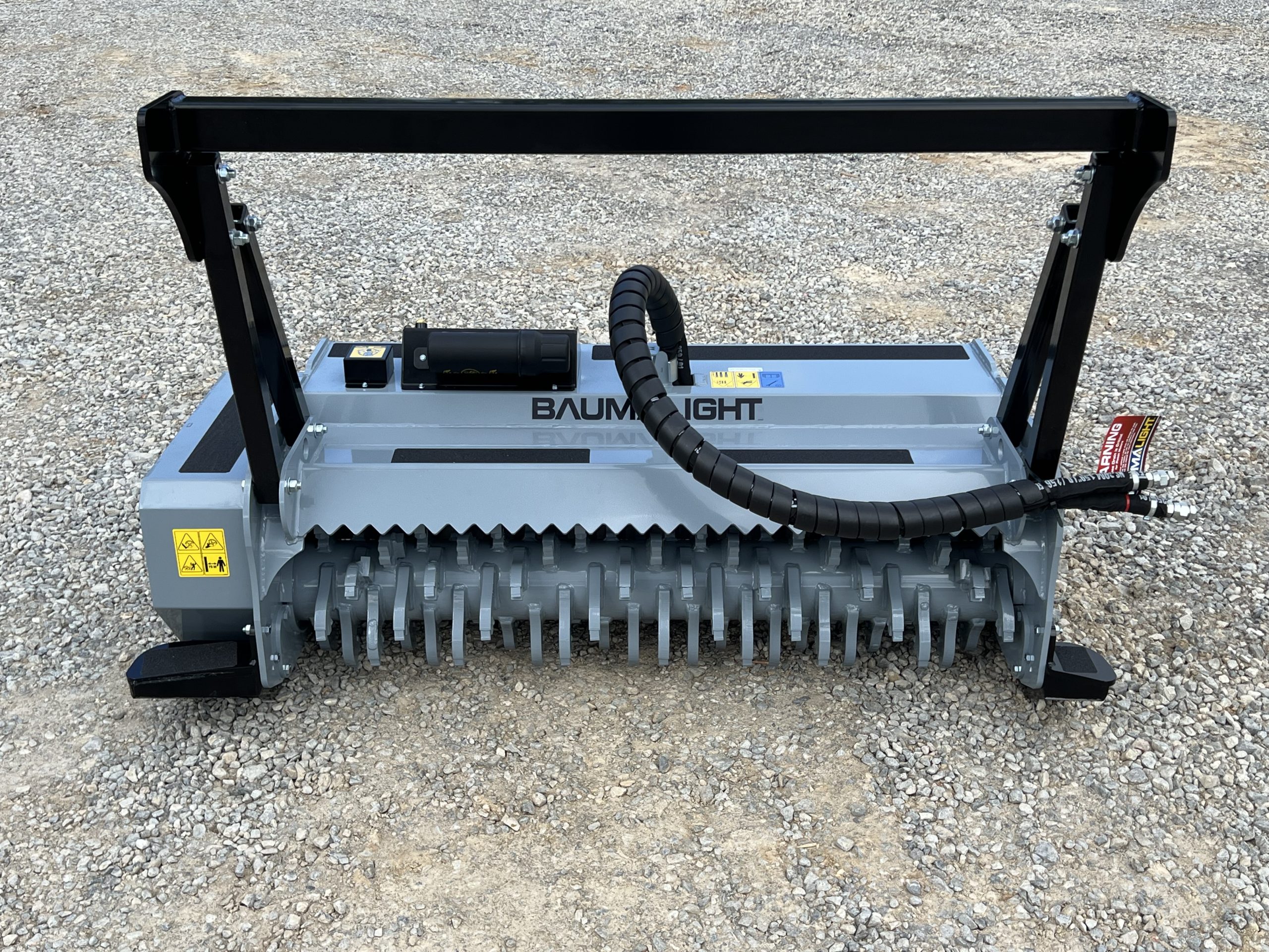 Baumalight MS560 Fixed Tooth Forestry Mulcher Attachment Fits Skid Steer Quick Attach - Image 2